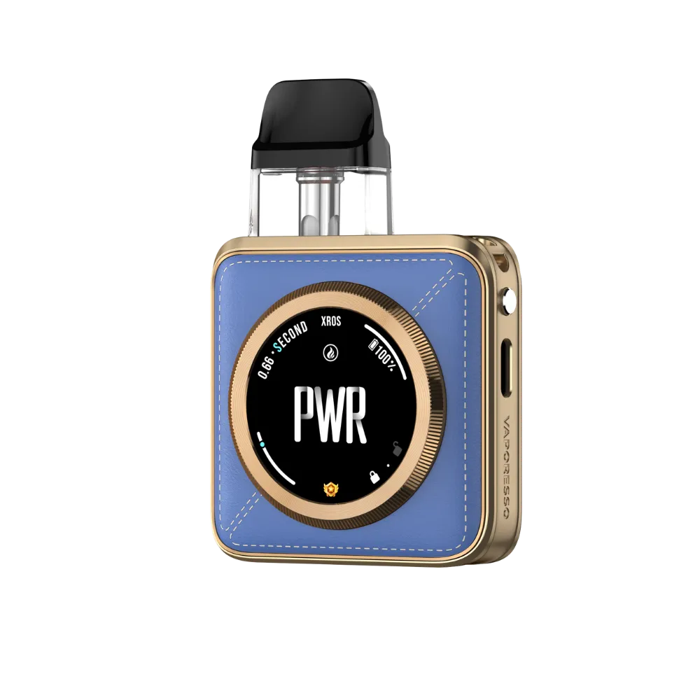 [Vaporesso XROS 5 Nano Kit de Inicio-Blue Leatherette - Vaporesso] Vaporesso XROS 5 Nano Kit de Inicio (Blue Leatherette)