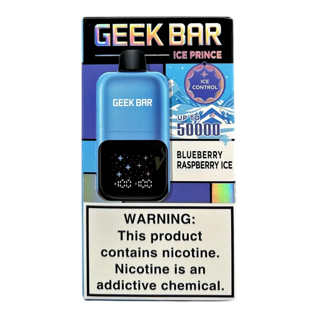 [Vape Desechable Geek Bar Ice Prince 50000 Puffs-Geek Bar - Strawberry Ice - 50000] Vape Desechable Geek Bar Ice Prince 50000 Puffs (Strawberry Ice)
