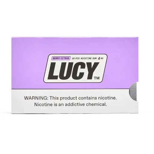 Chicle de Nicotina Lucy - 10 Unidades