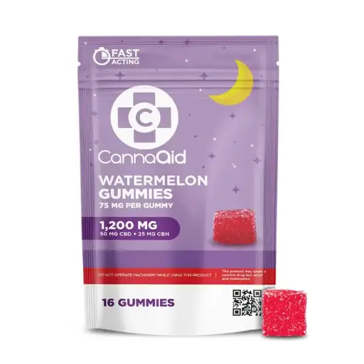 Gomitas CBD + CBN 75mg – Relajación total Cannaaid