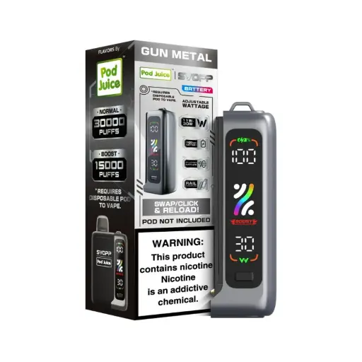 [Batería Oxbar Svopp | Recargable 30W USB-C-Oxbar - Gunmetal] Batería Oxbar Svopp | Recargable 30W USB-C