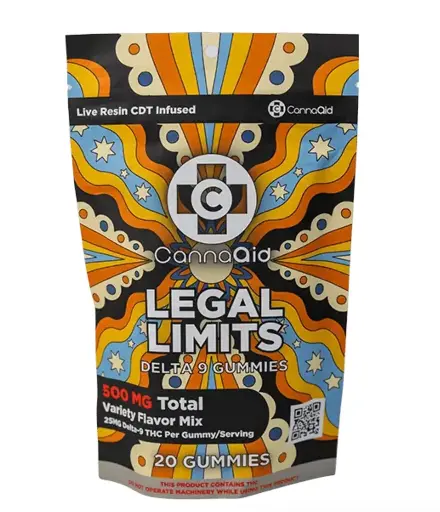 Gomitas D9 CANNAAID 25mg – Ultra Relajación con sabor